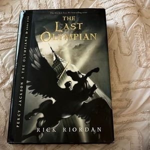 SIGNED COPY The Last Olympian hardback; Book Five 1st Ed.